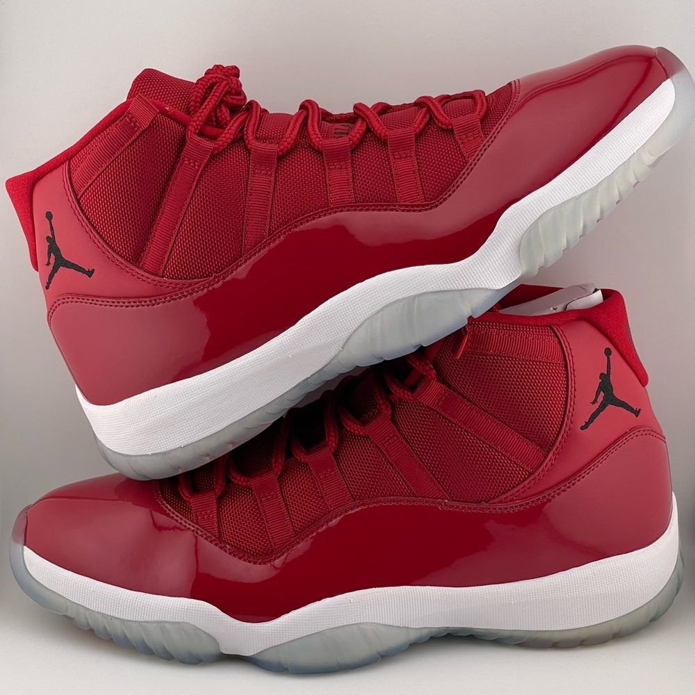 Nike Air Jordan XI 11 Retro 2017 Sz 13 Win Like 96 Gym Red White Basketball NBA